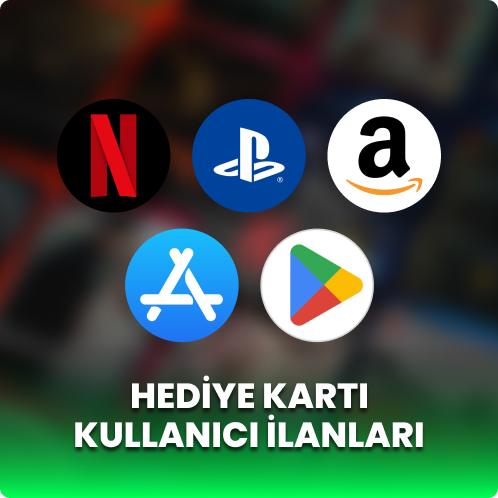 Hediye Kartı Kullanıcı İlanları